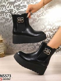 Botki na koturnie  (36-41/12P)