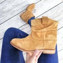 Botki na płaskim  (36-41/12P)