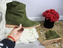 Botki na płaskim  (36-41/12P)