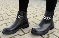 Botki na płaskim  (36-41/12P)