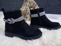 Botki na płaskim  (36-41/12P)