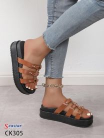 Klapki na płaskim (36-41/12P)