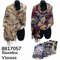 Szaliki damskie (uniwersalny/12szt)