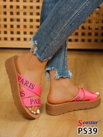 Klapki na koturnie  (36-41/12P)