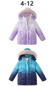 Kurtka dziewcięca - Zimowa (4-12LAT/5szt)