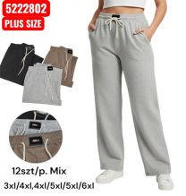 PLUS_Spodnie dresowy damskie (3-6XL/12szt)