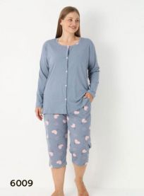 Piżama damska Turecka (XL-4XL/4kpt)