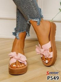 Klapki na koturnie  (36-41/12P)