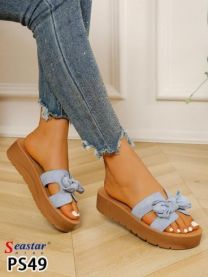 Klapki na koturnie  (36-41/12P)