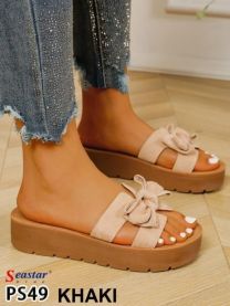 Klapki na koturnie  (36-41/12P)