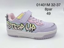 Buty sportowe na rzepy dziewczynka (32-37/8P)