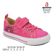 APAWWA-Trampki na rzepy dziewczynka (32-37/8P)