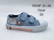 Trampki na rzepy chłopięce (31-36/12P)