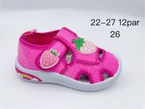 Trampki na rzepy dziewczynka (22-27/12P)