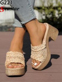 Klapki na obcasie (36-41/12P)