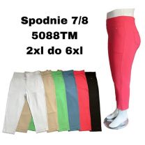 PLUS_Spodnie damskie 7/8 (2XL-6XL/12szt)