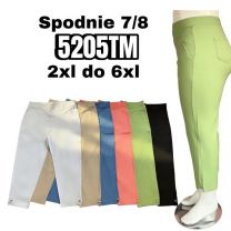 PLUS_Spodnie damskie 7/8 (2XL-6XL/12szt)