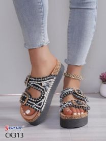 Klapki na płaskim (36-41/12P)