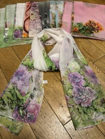 Szaliki damskie (uniwersalny/12szt)