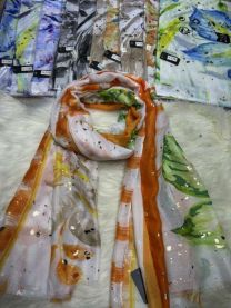 Szaliki damskie (uniwersalny/12szt)