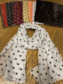 Szaliki damskie (uniwersalny/12szt)