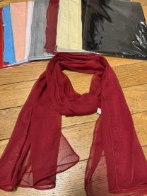 Szaliki damskie (uniwersalny/12szt)