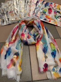 Szaliki damskie (uniwersalny/12szt)