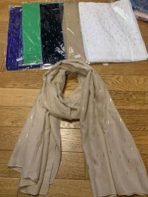 Szaliki damskie (uniwersalny/12szt)