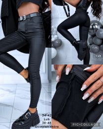 Spodnie ekoskóra damskie (38-48/10szt)