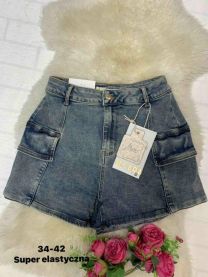Szorty jeans damskie (34-42/10szt)