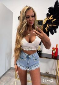 Szorty jeans damskie (34-42/10szt)
