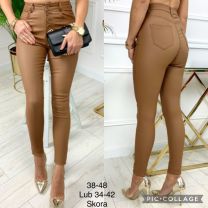 Spodnie ekoskóra damskie (38-48/10szt)