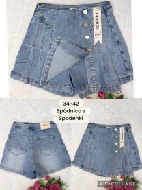 Spódnica z Szorty jeans damskie (34-42/10szt)