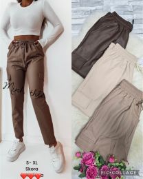 Spodnie ekoskóra damskie (S-XL/12szt)