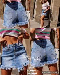 Spódnica z Szorty jeans damskie (34-42/10szt)