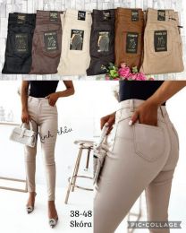 Spodnie ekoskóra damskie (38-48/10SZT)