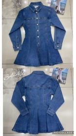 Sukienki jeans damskie (34-42/12szt)