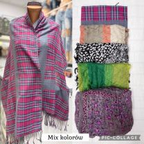 Szaliki damskie (uniwersalny/15szt)