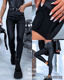 Spodnie ekoskóra damskie (38-48/10szt)