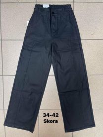 Spodnie ekoskóra damskie (34-42/10szt)