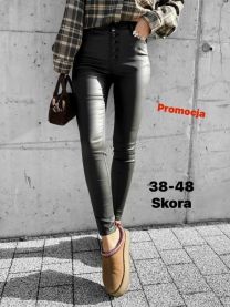 Spodnie ekoskóra damskie (38-48/10szt)