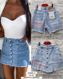 Spódnica z Szorty Jeans damskie (34-42/10szt)