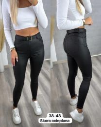 Spodnie ekoskóra damskie (38-48/10szt)