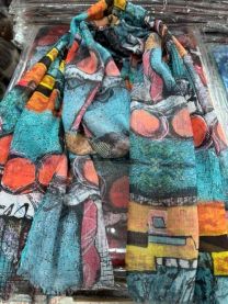 Szaliki damskie (uniwersalny/12szt)