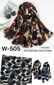 Szaliki damskie (uniwersalny/12szt)