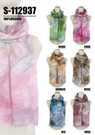 Szaliki damskie (uniwersalny/12szt)