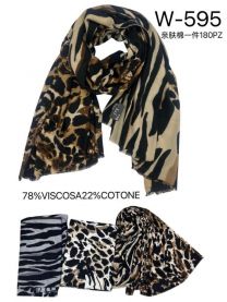 Szaliki damskie (uniwersalny/12szt)