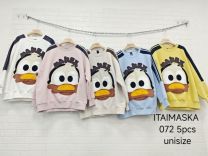 Bluzy bez kaptura damskie (uniwersalny/5szt)