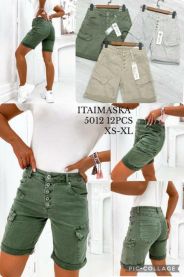 Spodenki jeans damskie (XS-XL/12szt)