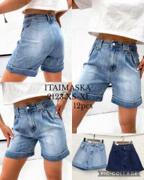 Spodenki jeans damskie (XS-XL/12szt)